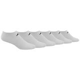 adidas mens Superlite Low Cut Socks (6-Pair) White/ Black X-Large