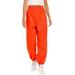 Avamo Women's Plus Size Jogger Sweatpants Full Length French Terry Lightweight lounge pants charcoal Orange XL