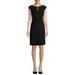 Evan Picone Women's Keyhole Side Ruched Dress