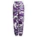 FANTADOOL Women Summer Ladies Camo Cargo Pants High Waist Hip Hop Trousers Military Army Combat Camouflage Long Pants Capris