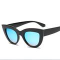 Fashion Vintage Retro Cat Eye Sunglasses Women Big Frame Sun Glasses Black ladies Sunglass Wrap Eyewear