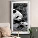 Latitude Run® Panda Play - Picture Frame Photograph Paper in Blue/Green/Indigo | 18.5 H x 10.5 W x 1.5 D in | Wayfair