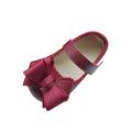 Leftwind Kids Girls Princess Bow Spring Flat Casual Bowknot Shoes PU Soft Non-slip Footwear 1-7Y