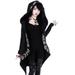 Women's Fashion Gothic Punk Hoodie Girls Ladies Jacket Coat Cardigans Halloween Costume