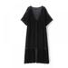 Summer Fashion Female Dresses Sexy Lace Long Women Beach Dress Super Deal Boho Black White Dress