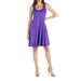 24/7 Comfort Apparel Women's Sleeveless A Line Fit and Flare Skater Dress