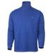 Polo RL Men's Half Zip Mock Neck Sweatshirt (Small, Blue)