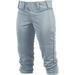 Womens Low Rise Belted Fastpitch Pant, Blue Grey Medium