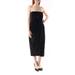 RACHEL ROY $149 Womens 1307 1299 Black Strapless Sleeveless Shift Dress 2 B+B