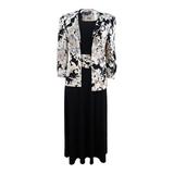 Jessica Howard Women's Petite Floral-Print Dress and Jacket