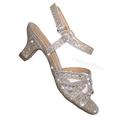 Abbie2 by Speed Limit 98, Girls Glitter Rhinestone Sandal - Childrens Kids Heel Open Toe Dress Shoe