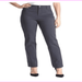 Gloria Vanderbilt Ladies' Amanda Stretch Pants 6 Short/Ashfall(Gray)