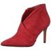 Jessica Simpson Layra Fashion Boot RICHEST RED Suede Pointed Toe Mid Heel Bootie (8.5, RICHEST RED)