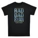 Personalized Rad Dad T-Shirt - L - Light Plaid - Navy