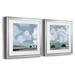 Red Barrel Studio® A Quiet Village I A Quiet Village I - 2 Piece Picture Frame Painting Set Paper, in Black | 17.5 H x 35 W x 1.5 D in | Wayfair