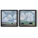 Red Barrel Studio® A Quiet Village I A Quiet Village I - 2 Piece Picture Frame Painting Set Canvas, in Black | 17.5 H x 35 W x 1.5 D in | Wayfair