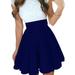 UKAP Womens Vintage Velvet Stretchy Mini Flared Skater Skirt Flared Swing Short Dress