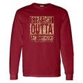 Straight Outta San Francisco - San Francisco Football Long Sleeve T Shirt - Small - Cardinal