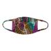 Pink, Purple And Brown Animal Print Face Mask Washable Face Covering