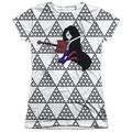 Adventure Time - Marcy Triangles - Juniors Cap Sleeve Shirt - Small