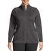 Just My Size Women's Plus Size Active Full Zip Mock Neck Jacket