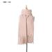 Autumn Winter Fashion Tassel Scarf Stylish Solid Color Scarf Warm Scarf Shawl for Women Men