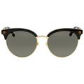 GUCCI GG0222SK 001 Black/Gold Cateye Sunglasses