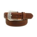 Ariat A1019644-44 Mens Basket Weave Tooled Tabs Belt, Size - 44