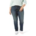 Signature by Levi Strauss & Co. Women's Plus Modern Straight Jeans