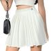 Women's small embroidery fashion drape with bottom pleated skirt