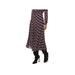 MICHAEL Michael Kors Womens Pleated Chevron A-Line Skirt