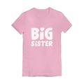 Tstars Girls Big Sister Shirt Lovely Best Sister Cute B Day Gifts for Sister Big Sister Elder Sibling Gift Idea for Cute Graphic Tee Funny Sis Girls Fitted Birthday Kids T Shirt
