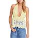 Free People Womens Lunch Date Halter Top Shirt