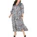 I-N-C Womens Snake Print Maxi Dress