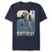 Men's Marvel Captain America 21st Birthday Graphic Tee Navy Blue