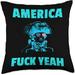 4th of July Adult Shirt Apparel Clothing For Men Women Throw Pillow, 18x18, Multicolor