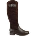 Brinley Co. Comfort Womens Two-Tone Riding Boot