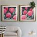 Red Barrel Studio® Blush Blossoms I Blush Blossoms I - 2 Piece Picture Frame Painting Print Set Paper in Green/Indigo/Pink | Wayfair