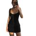 Women Dress Skinny Mini Dress Ladies Solid Casual Short Pencil Bodycon Dress