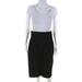 Laundry by Shelli Segal Womens Knee Length Pencil Skirt Gray Size 10