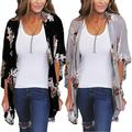 Womens Fahion Batwing Sleeve Cardigan Chiffon Sheer Kimono Tops Blouse Shirt Cover Up