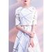 Junior Breathable Loose Skirt Half Sleeve Fashionable Evening Dress