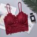 Women's Lace Bra Push Up Top Wireless Lingerie Women Sexy Bralette Female Underwear Full Cup Comfortable Bra No Underwire