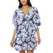 Jessica Simpson MIST Tie-Dye Swim Cover-up Dress, US Medium