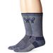Huntworth Mens Socks, Merino Wool Everyday Cushion Boot Crew Socks, 2 Pairs