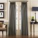 Charlton Home® Mansour Solid Room Darkening Single Curtain Panel Polyester in Gray | 95 H in | Wayfair 1Q80000APT