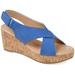 Journey & Crew Womens Tru Comfort Foamâ„¢ Crisscross Wedge Sandal