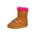 Olivia Miller Girls' Heart Faux Shearling Boots (Sizes 5 - 10)