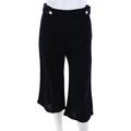 Pre-ownedMother of Pearl Womens Pearl Cropped Trousers Navy Blue Size 6 11656503