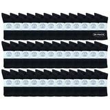 36 Pairs Of Yacht & Smith Wholesale Kids Crew Socks, Childrens Cotton Casual Crew Socks Size 6-8 (Black)